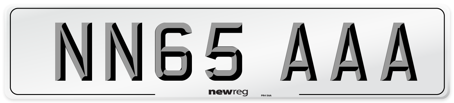 NN65 AAA Number Plate from New Reg
